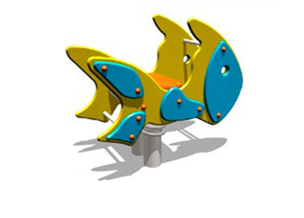 Качели на пружине Рыбка КЧ032