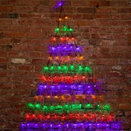 Гирлянда Сеть 2х2х1.5 м, свечение с динамикой, прозрачный ПВХ, 136 LED, 230 В, цвет свечения мультик