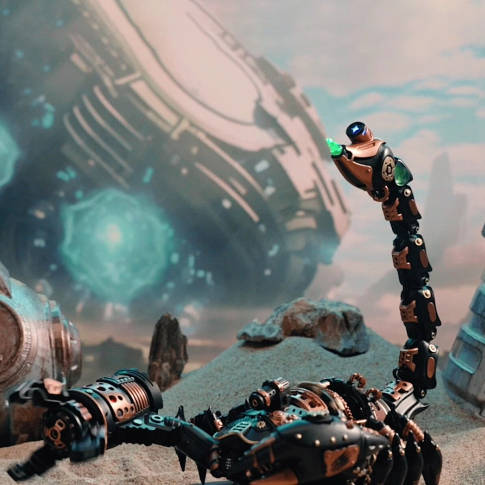 Сборная модель Имперский скорпион MI04 (Emperor Scorpion) (ROKR)