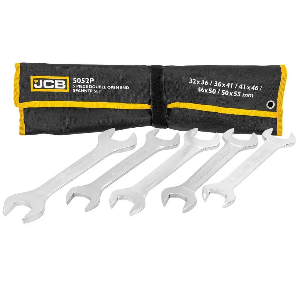 Набор ключей рожковых 5пр. JCB JCB-5052P