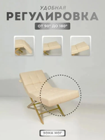 Кушетка анатомическая с регулировкой изголовья и ног Masscomplekt