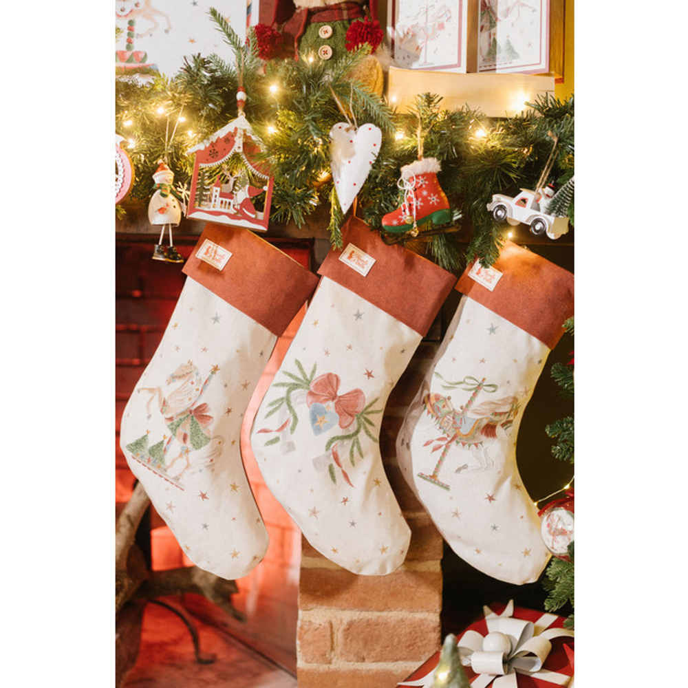 Декор подвесной "Носок-Лошадка-карусель Амели" в ассортименте 40x20см