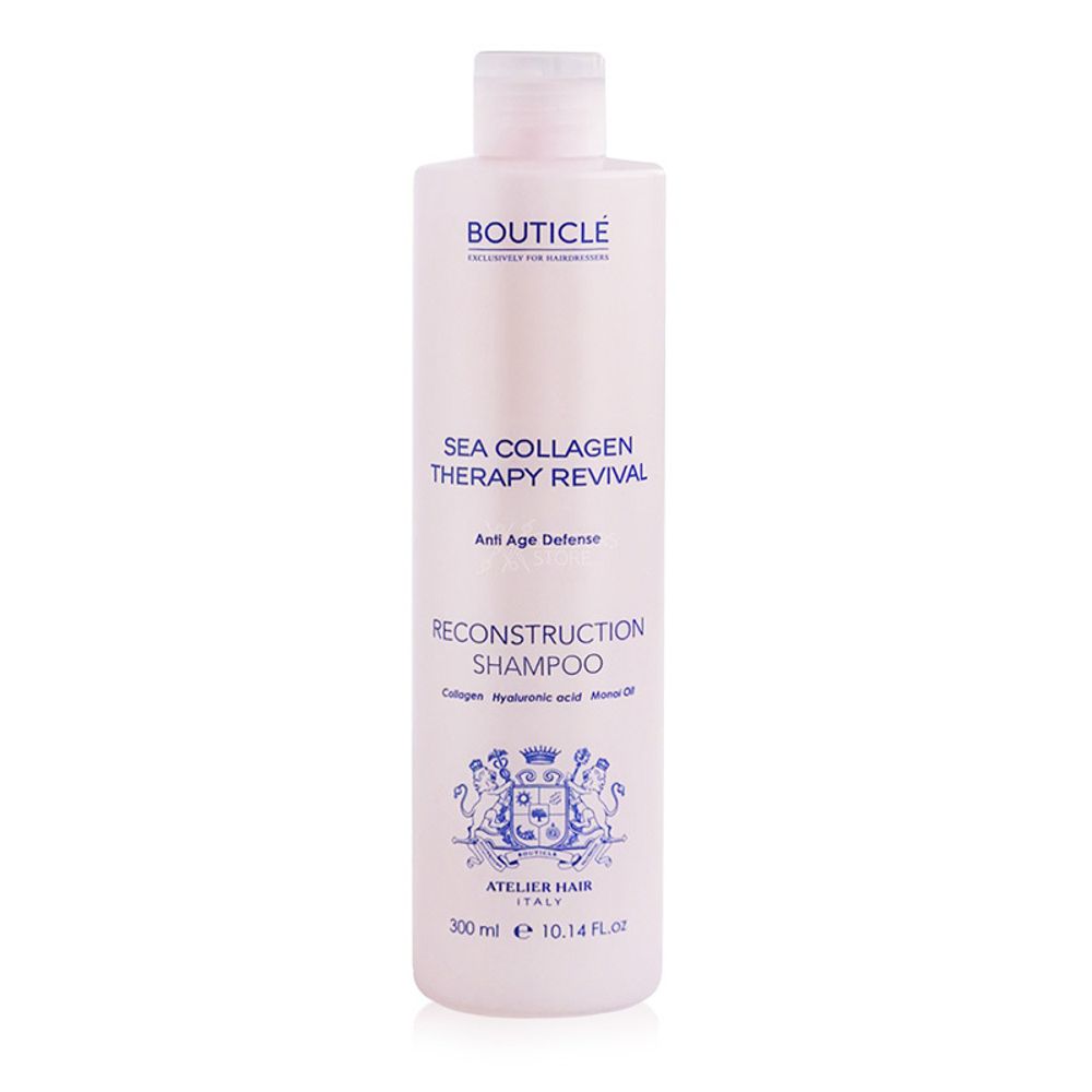 Коллагеновый восстанавливающий шампунь Bouticle Sea Collagen Therapy Revival Reconstruction Shampoo, 300 мл.