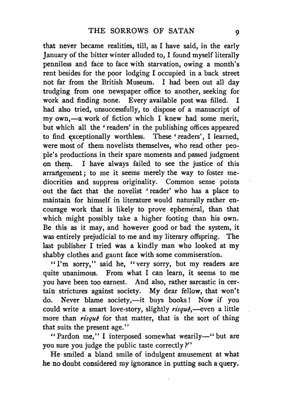 The sorrows of Satan | M. Corelli