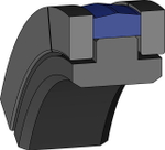 A106 125-102 Поршневое уплотнение 125-102-16/11,5