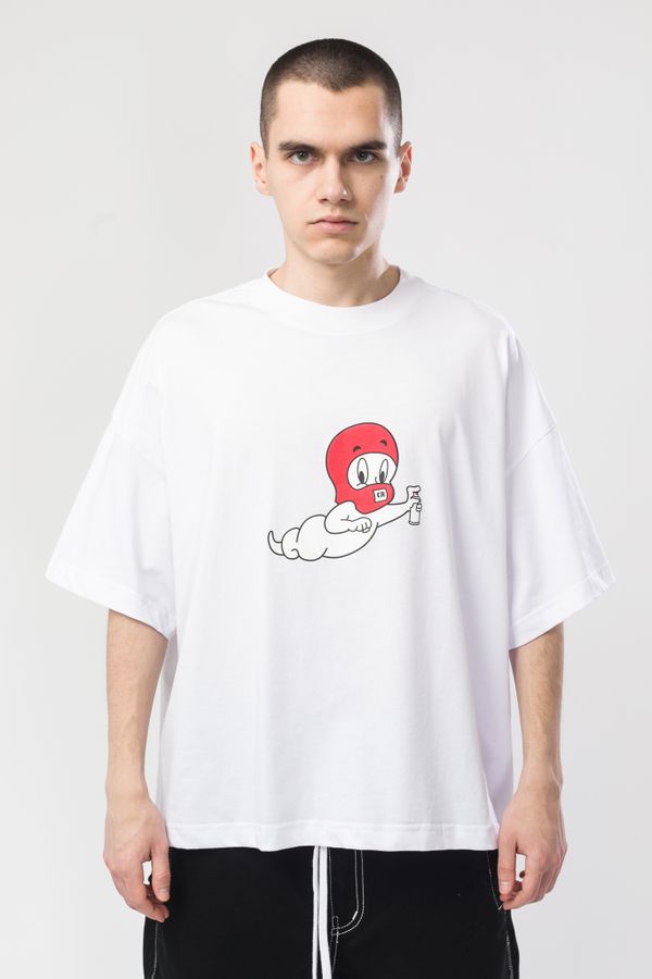 Футболка Wide T Ghostwriter белая - фото 1