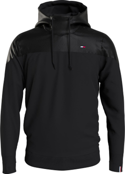 Мужская теннисная кофта Tommy Hilfiger Seasonal Hoody - black