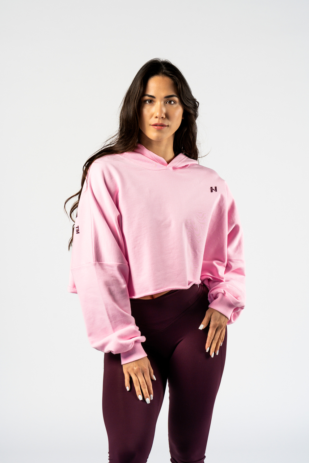 Худи Oversized Hoodie OWN YOUR POWER 433 Розовый