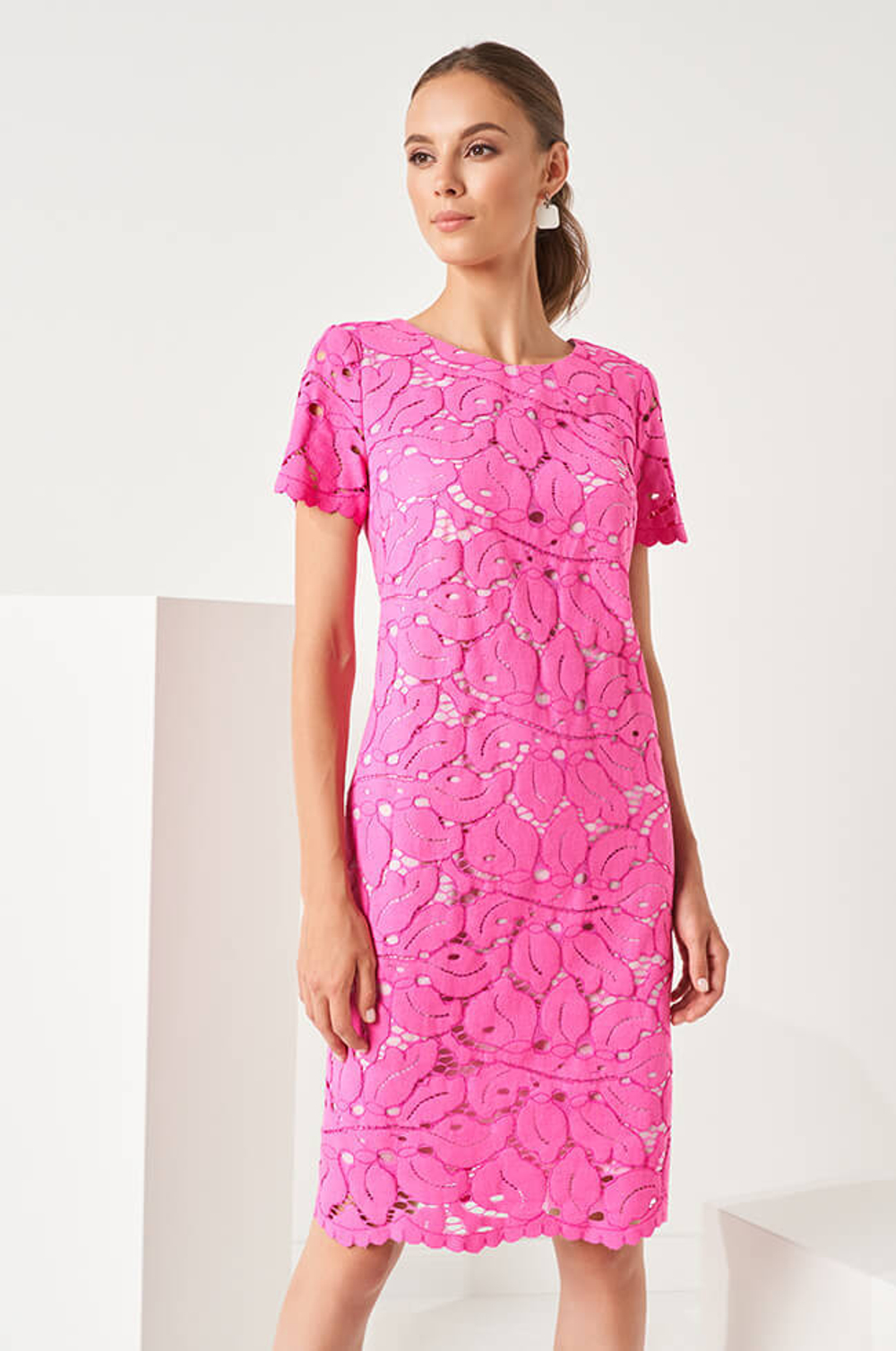 51467 Платье женское (фуксия)