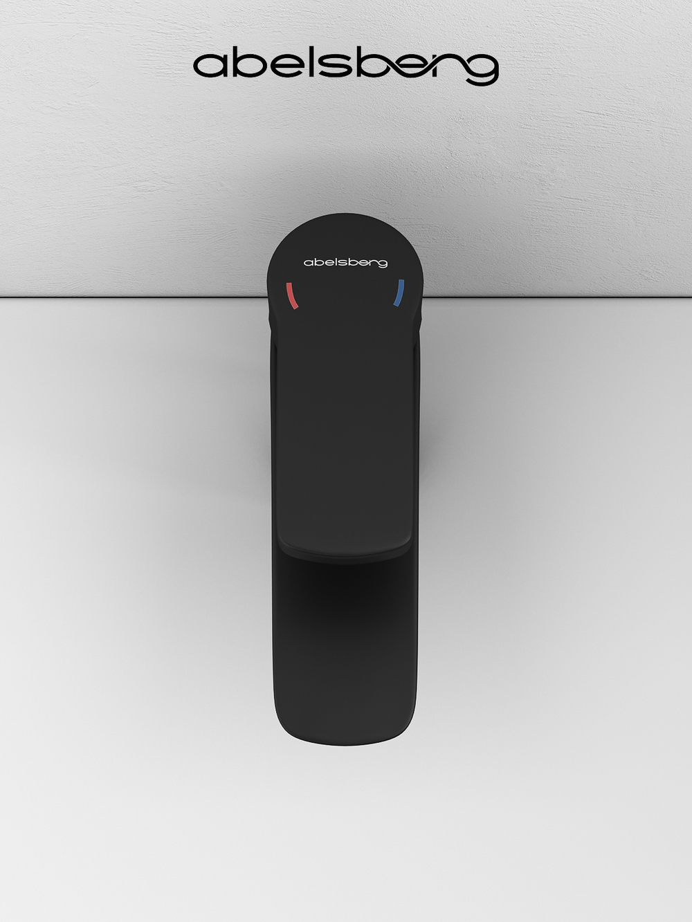 Смеситель для раковины Abelsberg Lineara UNF23508MB, вулканический черный