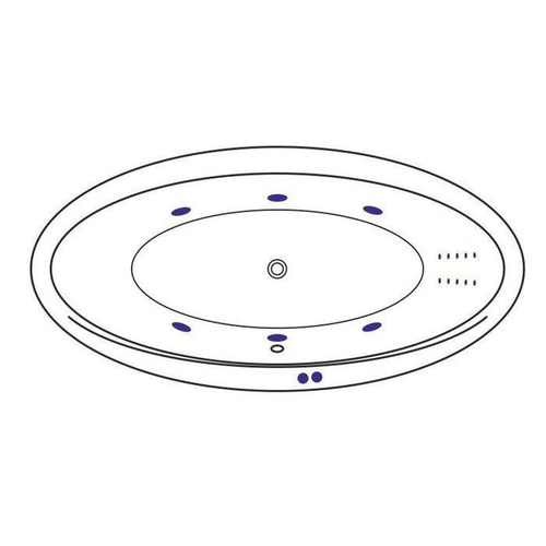 Акриловая ванна 190х95 см Excellent Lumina WAEX.LUM19.LINENANO.GL белая