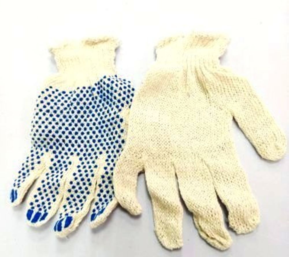 04000 Перчатки х/б 7 класс СТАНДАРТ с ПВХ