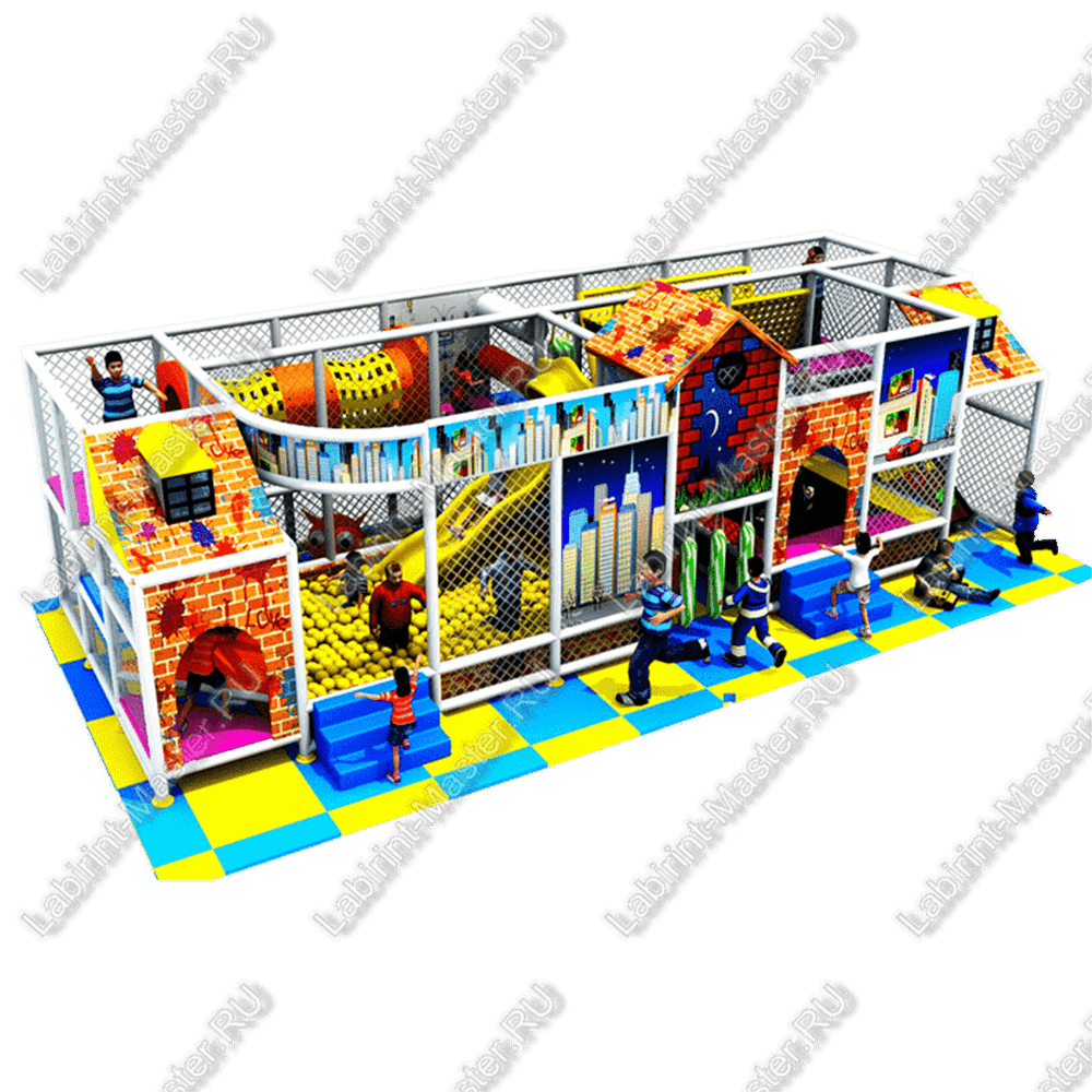 Детский игровой лабиринт "Ночной городок"