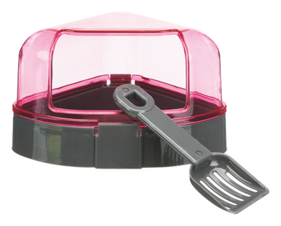 Туалет угловой для хомяка с крышкой и совком, Trixie