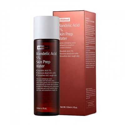 Тонер-эссенция с миндальной кислотой BY WISHTREND Mandelic Acid 5% Prep Water (120мл)