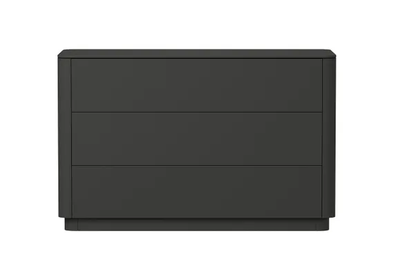 Комод Tammi 3 ящика ширина 120 см (черный)