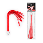 Плеть с кольцом Notabu BDSM красная 28 см