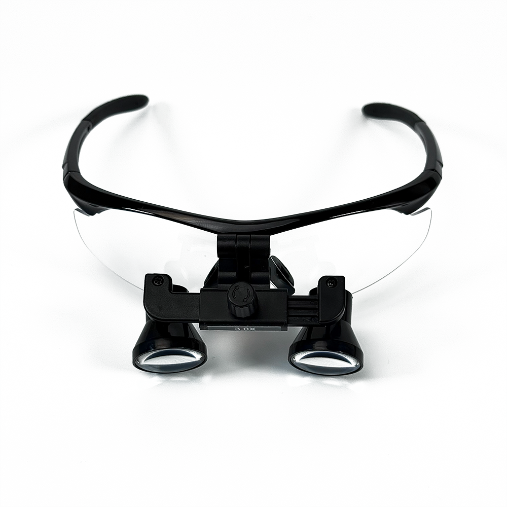 Лупы бинокулярные Hakori Galileo 3.0x (Flip-Up). Спортивная оправа