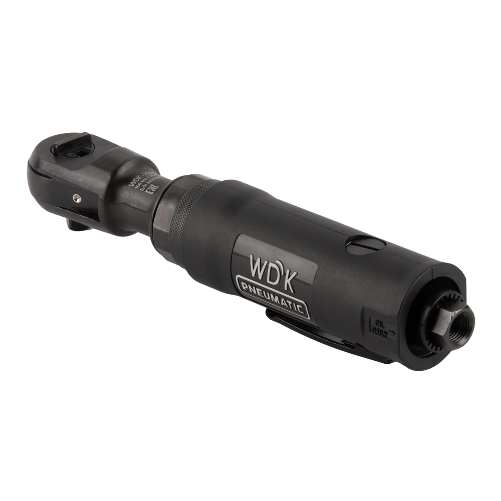 WDK-21345 Пневматическая трещотка 3/8”, 108 Нм, усиленная