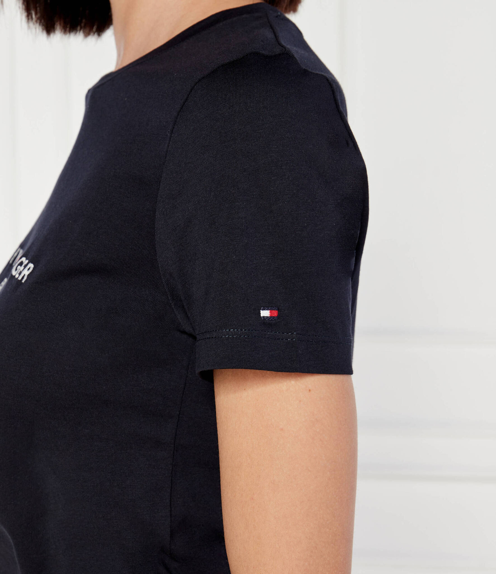 футболка Tommy Hilfiger - темно-синий(WW0WW31999)