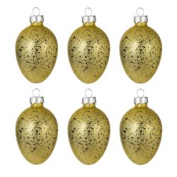 GAEM Набор из 6-ти изделий декоративных подвесных "Яйцо" (4*6,5), L14 W14 H4,5 см