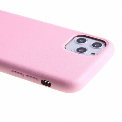 Кожаный чехол для iPhone 11 Pro 012237 Розовый