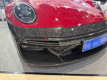 Передний бампер из кованого карбона для PORSCHE 911 992.1 2019–2025 Порше