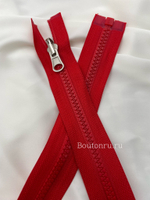 Молния тракторная красный с перекидным бегунком