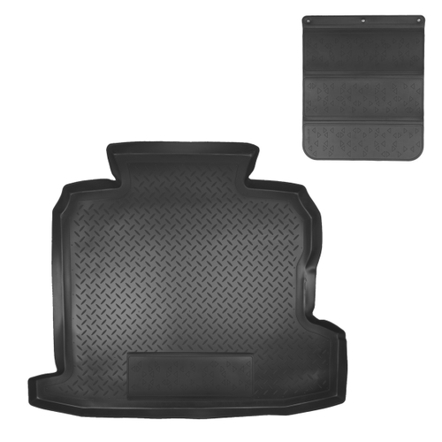 Коврик в багажник Norplast для Opel Astra в кузове H SD (2007-) Черный, арт.NPL-P-63-06-APP