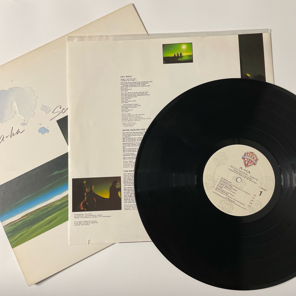 Винтажная виниловая пластинка LP A Ha Scoundrel Days (США 1986)