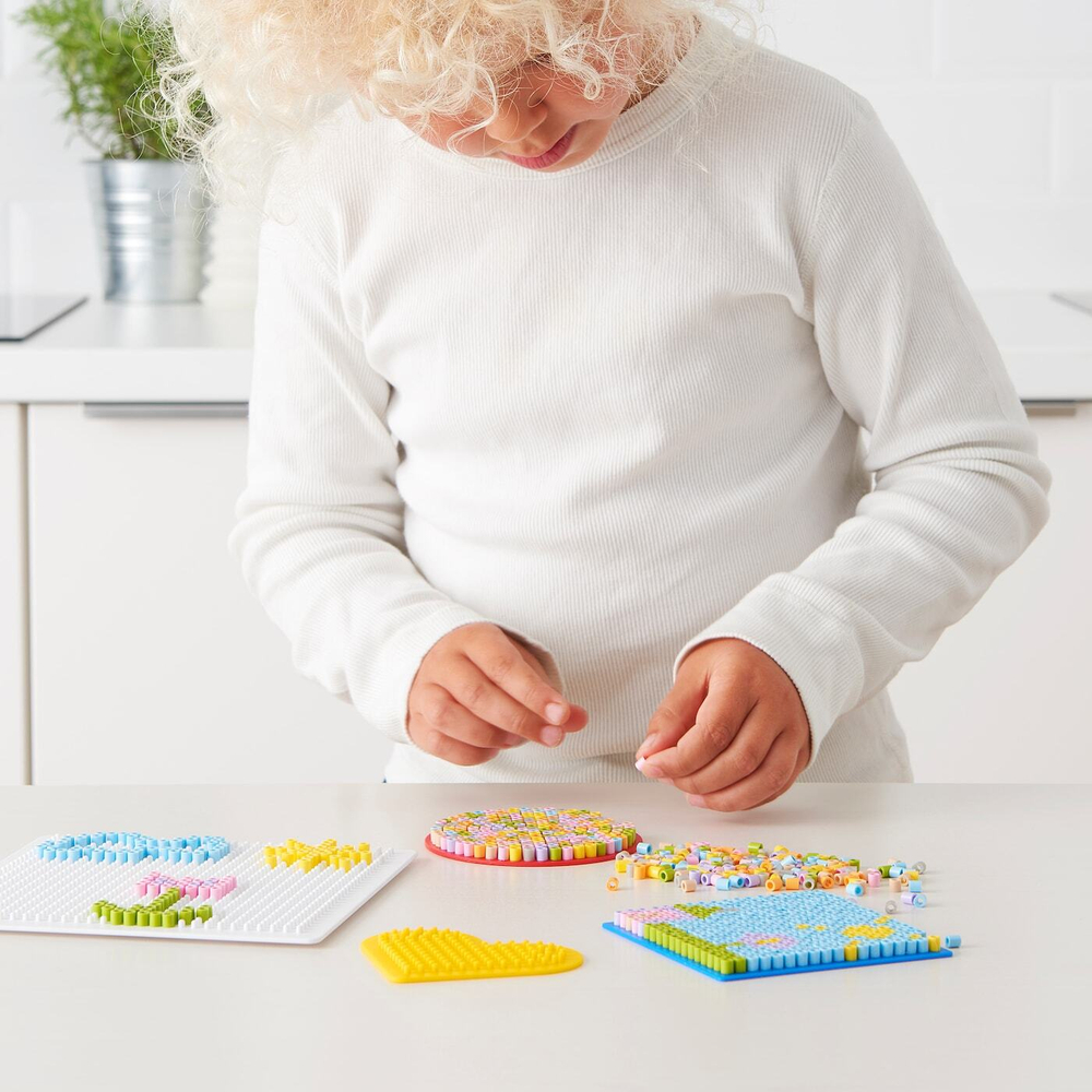 IKEA PYSSLA  (ИКЕА ПЙССЛА)  -  Формы для бусин, 4 шт, разные цвета