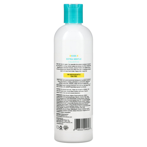 Jason Natural, Детский экстра нежный шампунь без слез, клубника и банан, 355 мл (12 жидк. унц.)