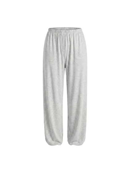 grey melange pants