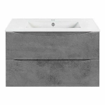 Тумба с раковиной Vincea Mia VMC-2MC800BT + VBS-13980 800 Beton
