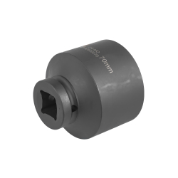 Головка ударная 1"DR 6-гр. 70 мм Cr-Mo, на холдере ARNEZI R0500070