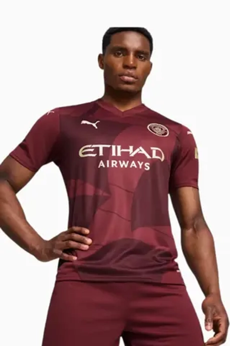 Футболка Puma Manchester City 24/25 3rd - бордовый
