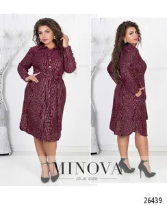 Платье 329-бордо Minova