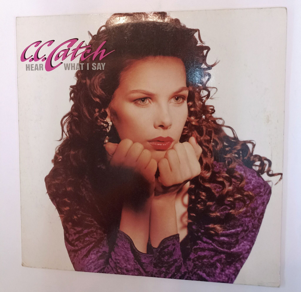 Винтажная виниловая пластинка LP C.C. Catch Hear What I Say (Germany 1989)