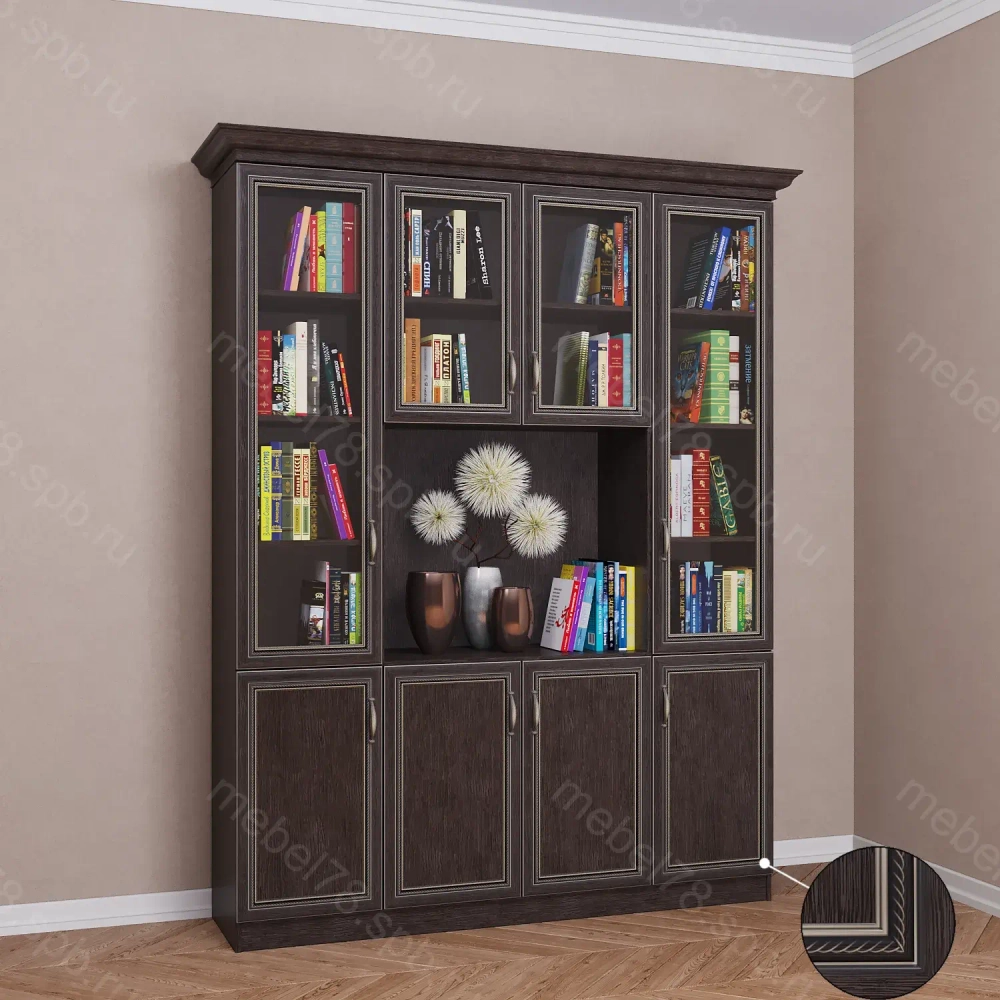 Шкаф книжный 4/13