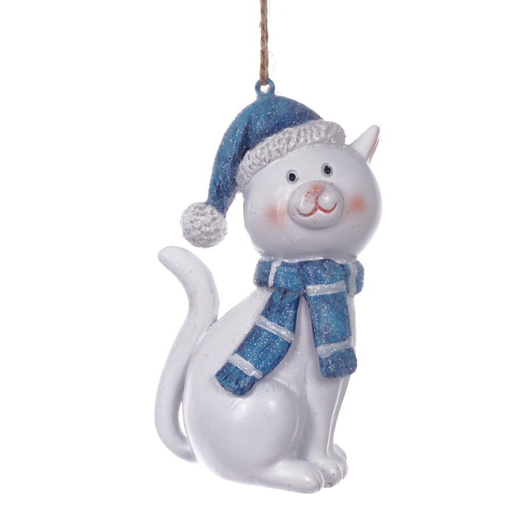 GAEM Фигурка декоративная подвесная "Кошка", L5 W4 H9 см, 2в.