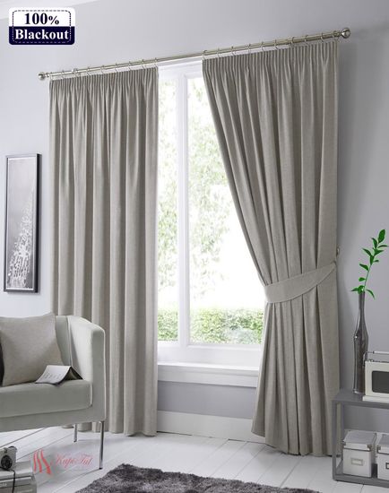 Палермо Blackout 100% (серый) Шторы Канвас Блэкаут