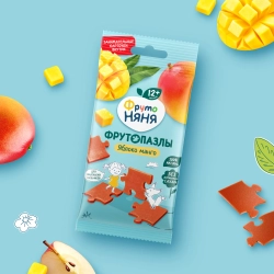 Фрутоняня Фрутопазлы яблоко-манго 20 гр