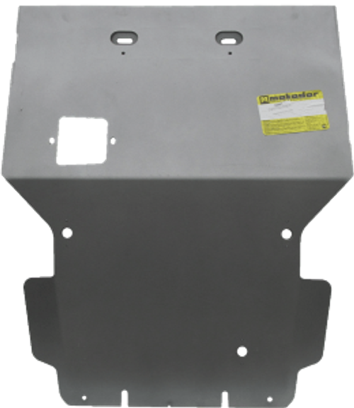 Защита картера Двигателя, Переднего дифференциала, КПП, Радиатора. 5 мм, Алюминий. для Toyota Land Cruiser 100 2002-2007, Toyota Land Cruiser 100 1998-2002 MOTODOR.32507