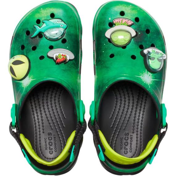 Crocs Classic Clog 'Black Green'
