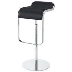Регулируемый барный стул Lem, 52-78 см, черный