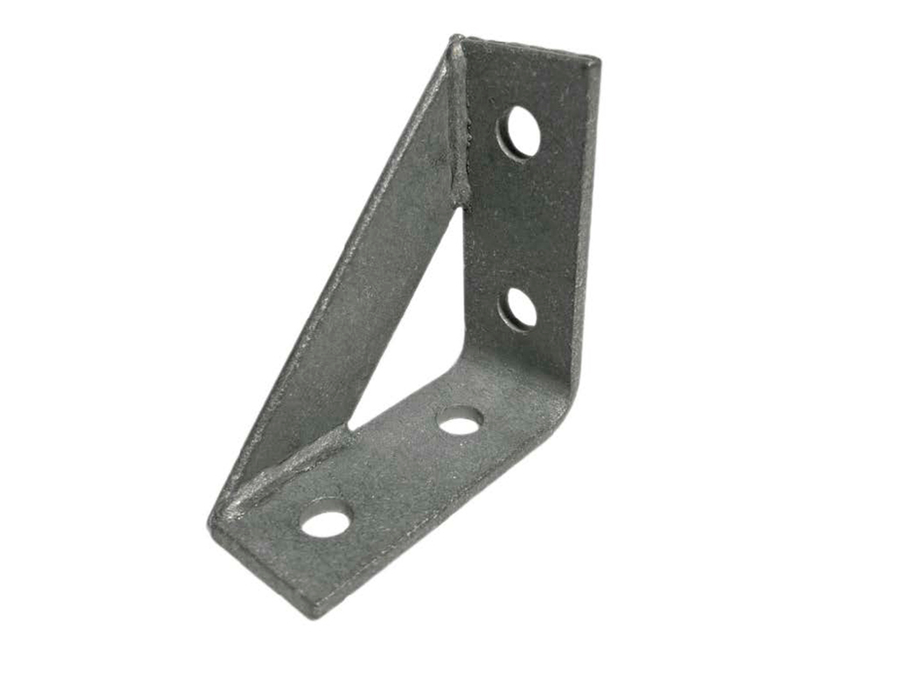 ТМС Strut уголок 90°, 4 отв., s-3 мм, 100х100мм усиленный (оцинк.)