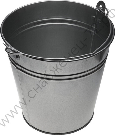 9 л, для непищевых продуктов, оцинкованное ведро (39300-09)
