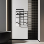 Полотенцесушитель электрический WONZON & WOGHAND WISMAR, Черный (WW-AL202-MB)