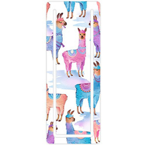 Закладка для книг с вырубкой "Яркие ламы" 57*150мм е/п ФЕНИКС+ 51544