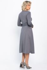 Платье трикотажное Парижанка (серое) П14786-10М LT Collection